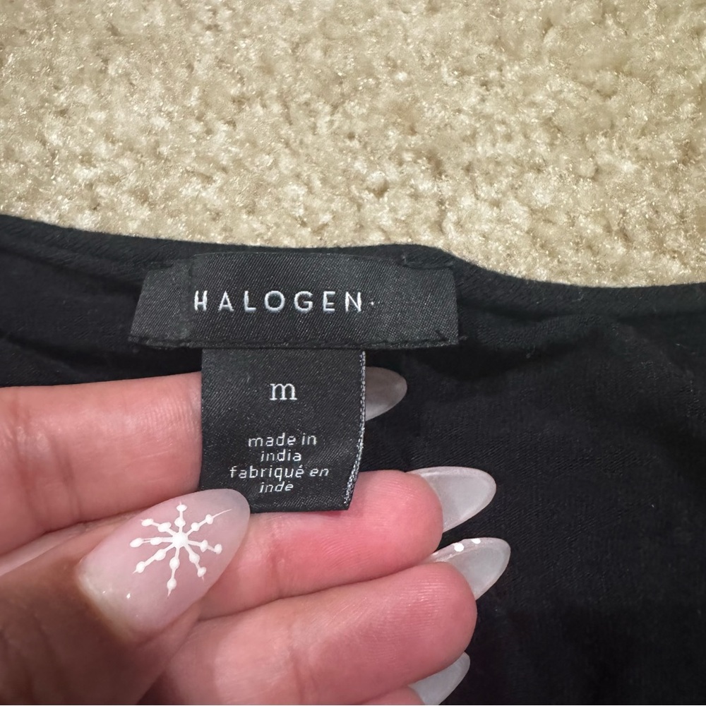 Halogen Ruched Knit Tank Top - Picture 6 of 9